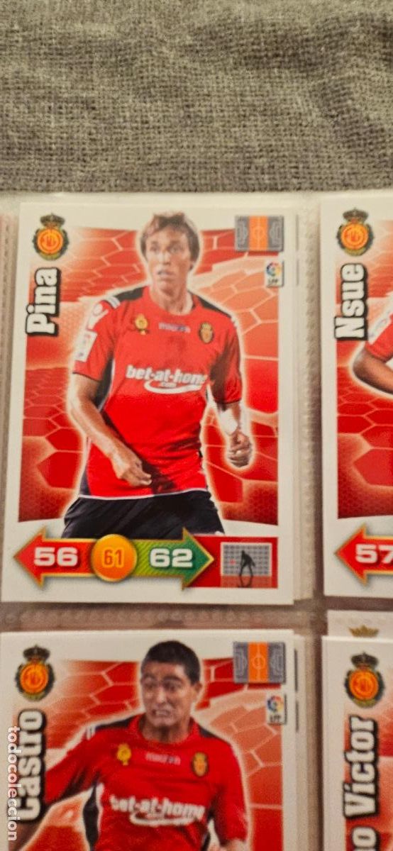 Cartes &agrave; collectionner de Football: 209. Pina (R.C.D. Mallorca) adrenalyn 2010 2011 10 11 trading card