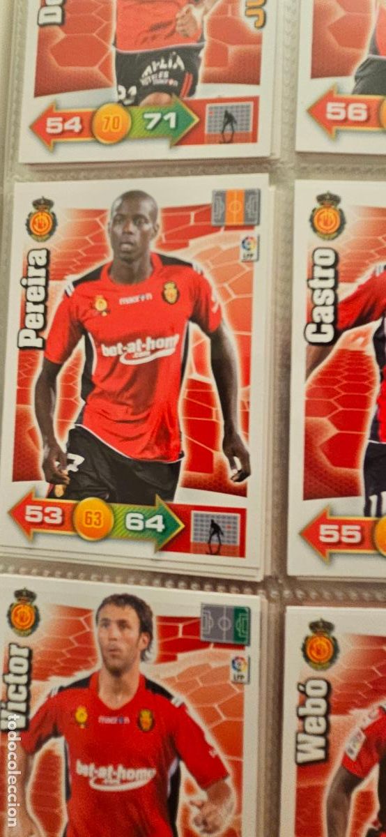 Cartes &agrave; collectionner de Football: 211. Pereira (R.C.D. Mallorca) adrenalyn 2010 2011 10 11 trading card
