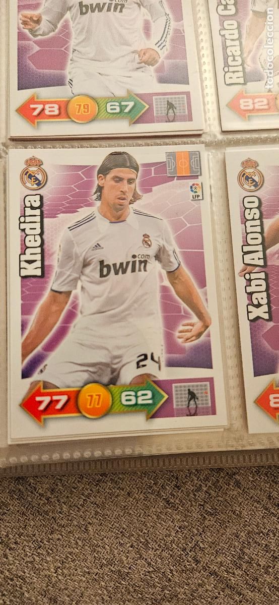 Cartes &agrave; collectionner de Football: 170. Kheidra (Real Madrid) adrenalyn 2010 2011 10 11 trading card