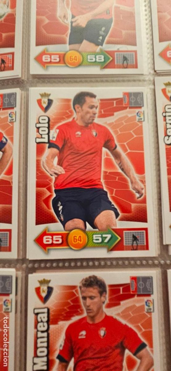 Cartes &agrave; collectionner de Football: 221. Lolo (C. At. Osasuna) adrenalyn 2010 2011 10 11 trading card