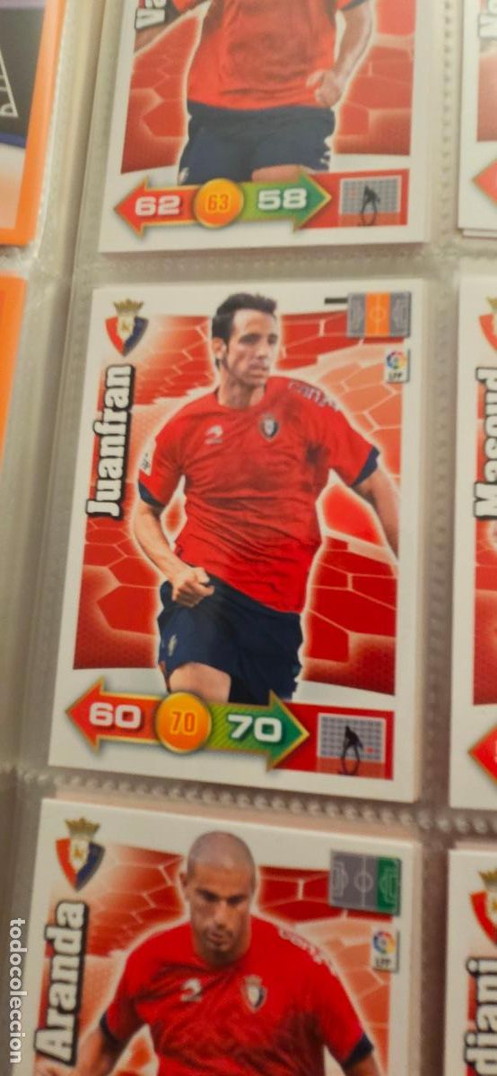 Cartes &agrave; collectionner de Football: 229. Juanfran (C. At. Osasuna) adrenalyn 2010 2011 10 11 trading card