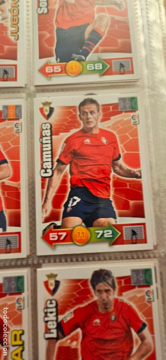 Cartes &agrave; collectionner de Football: 231. Camunas (C. At. Osasuna) adrenalyn 2010 2011 10 11 trading card