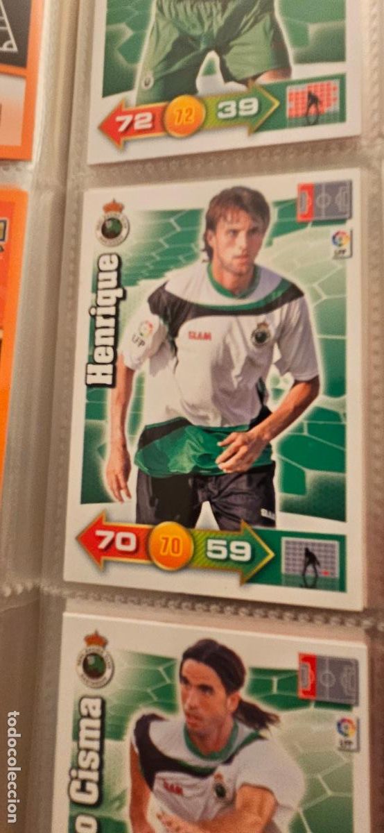 Cartes &agrave; collectionner de Football: 238. Henrique (R. Racing C.) adrenalyn 2010 2011 10 11 trading card