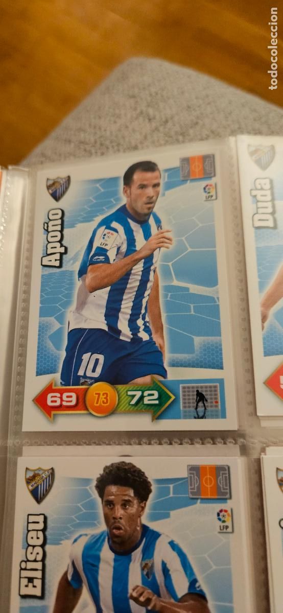 Cartes &agrave; collectionner de Football: 190. Apono (Malaga C.F.) adrenalyn 2010 2011 10 11 trading card