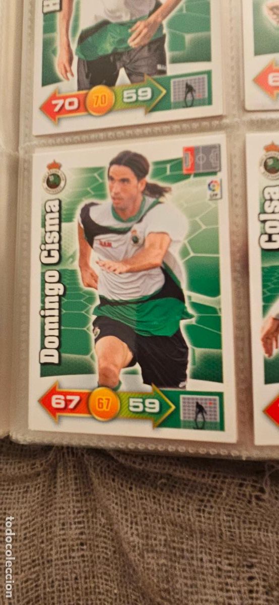 Cartes &agrave; collectionner de Football: 241. Domingo Cisma (R. Racing C.) adrenalyn 2010 2011 10 11 trading card