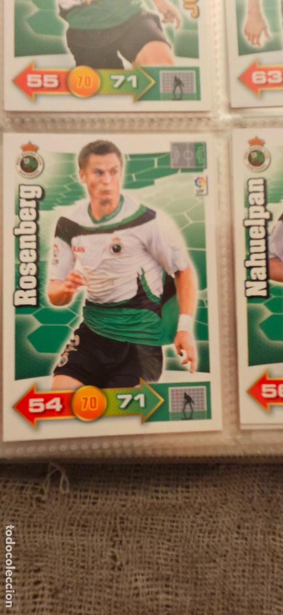 Cartes &agrave; collectionner de Football: 251. Rosenberg (R. Racing C.) adrenalyn 2010 2011 10 11 trading card