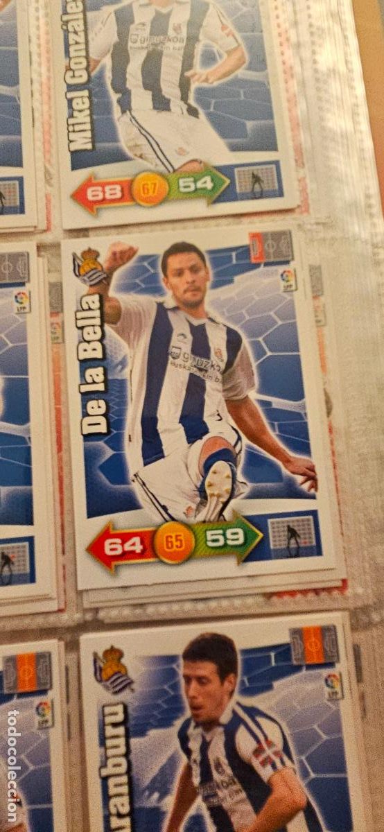 Cartes &agrave; collectionner de Football: 258. De La Bella (Real Sociedad) adrenalyn 2010 2011 10 11 trading card