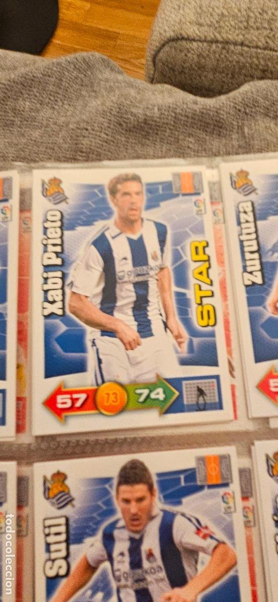 Cartes &agrave; collectionner de Football: 263. Xabi Prieto (Real Sociedad) � Jug&oacute;n adrenalyn 2010 2011 10 11 trading card