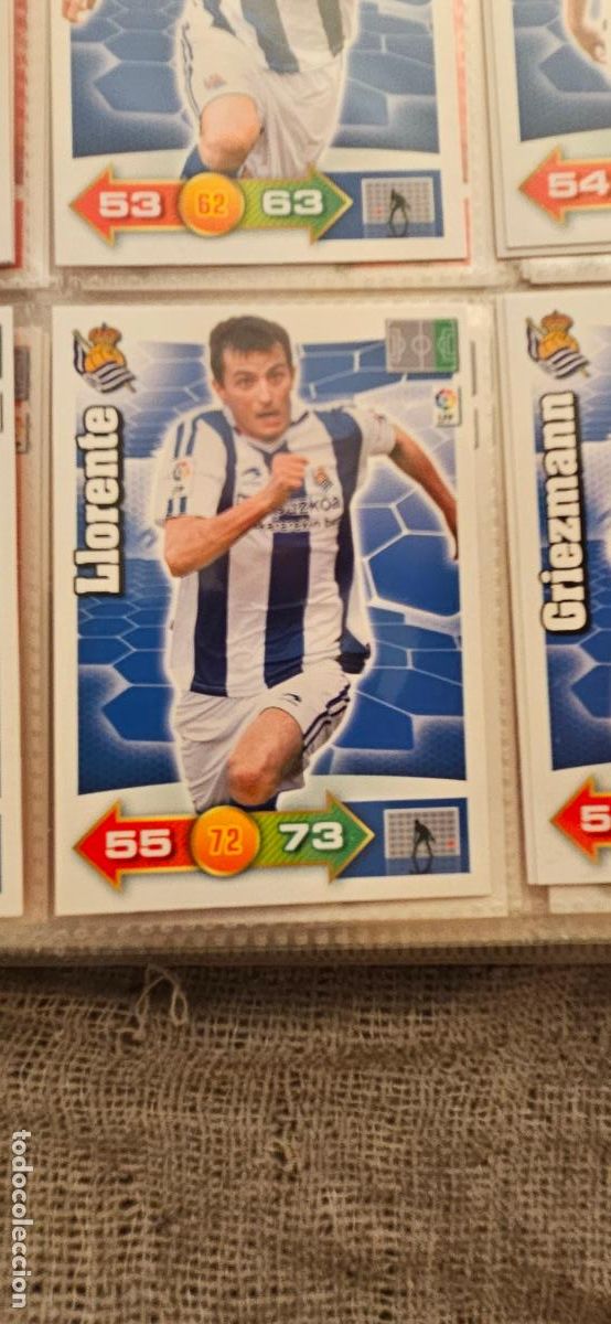 Cartes &agrave; collectionner de Football: 269. Llorent (Real Sociedad) adrenalyn 2010 2011 10 11 trading card