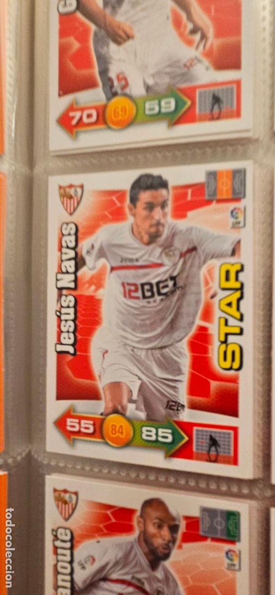 Cromos de Futebol: 283. Jesus Navas (Sevilla F.C.) � Jug&oacute;n adrenalyn 2010 2011 10 11 trading card