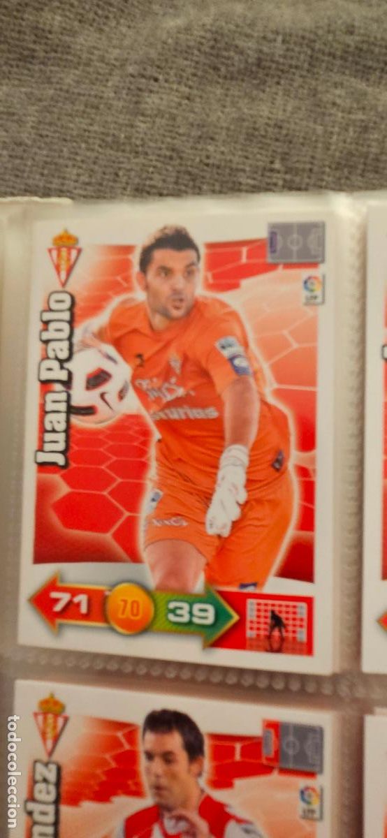 Cromos de Futebol: 289. Juan Pablo (Real Sporting) adrenalyn 2010 2011 10 11 trading card