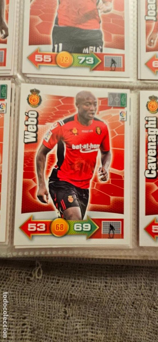Cromos de Futebol: 215. Webo (R.C.D. Mallorca) adrenalyn 2010 2011 10 11 trading card