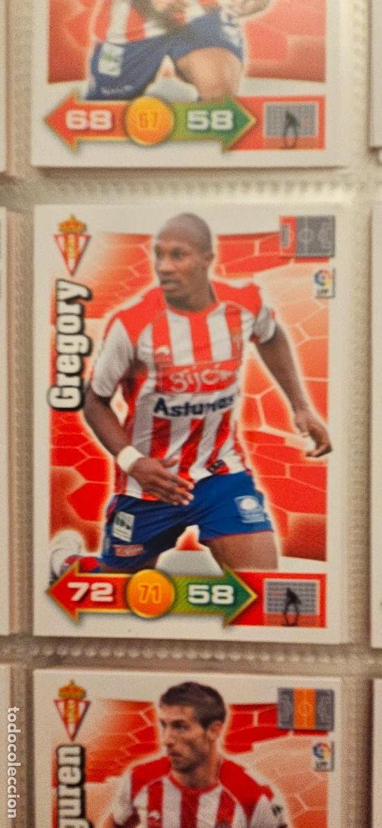 Cromos de Futebol: 293. Gregory (Real Sporting) adrenalyn 2010 2011 10 11 trading card