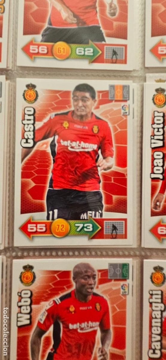 Cromos de Futebol: 212. Castro (R.C.D. Mallorca) adrenalyn 2010 2011 10 11 trading card
