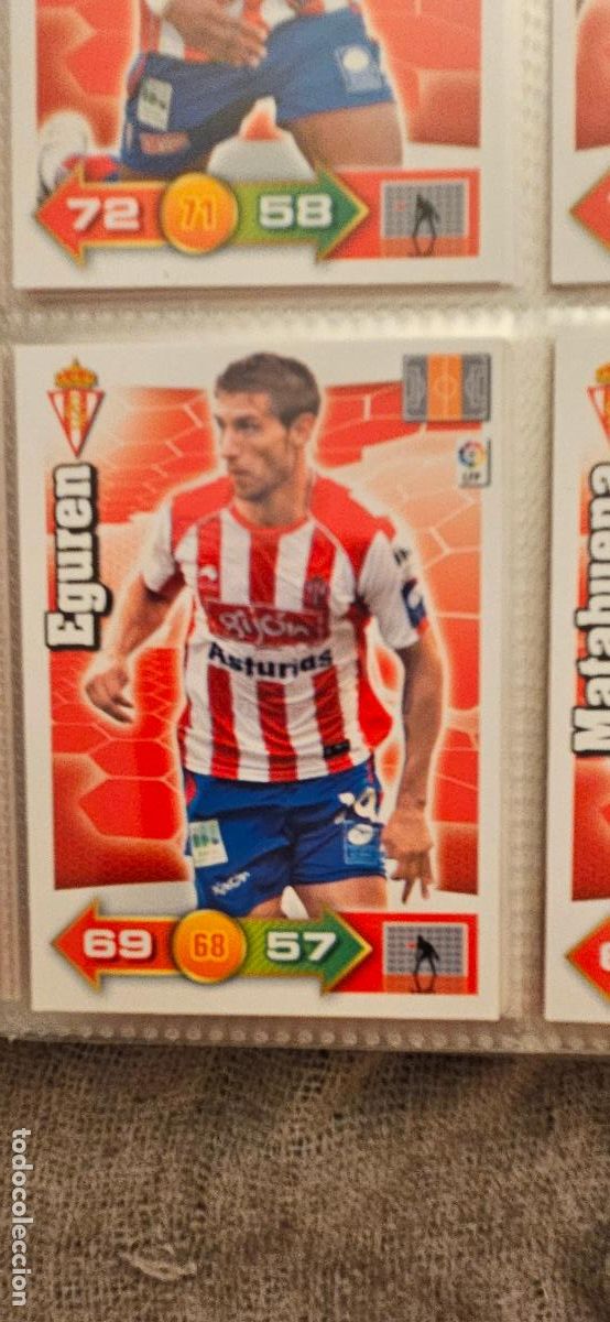 Cromos de Futebol: 296. Eguren (Real Sporting) adrenalyn 2010 2011 10 11 trading card