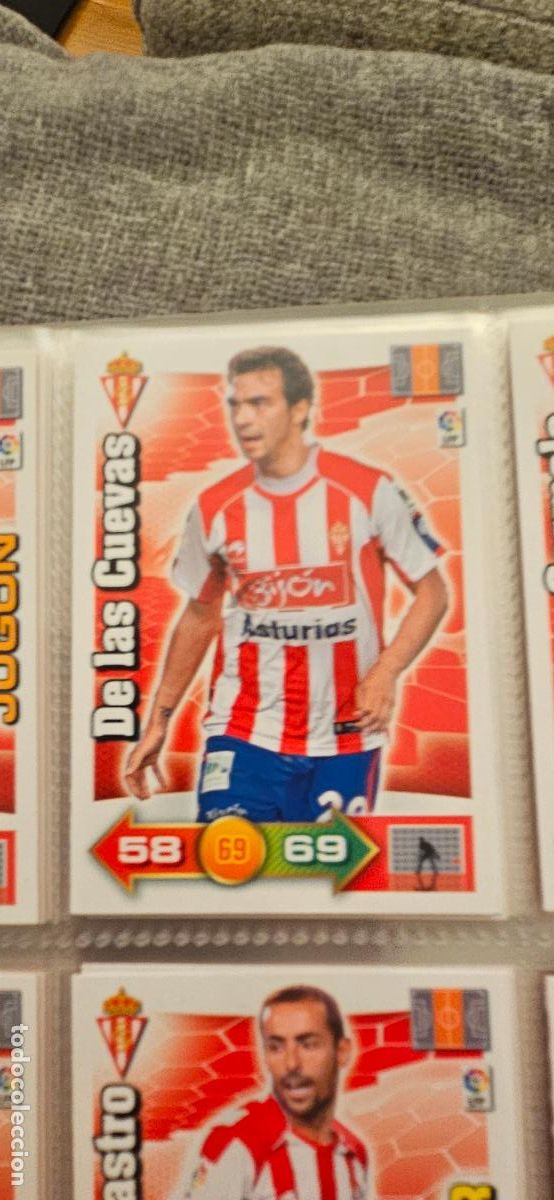 Cromos de Futebol: 299. De Las Cuevas (Real Sporting) adrenalyn 2010 2011 10 11 trading card