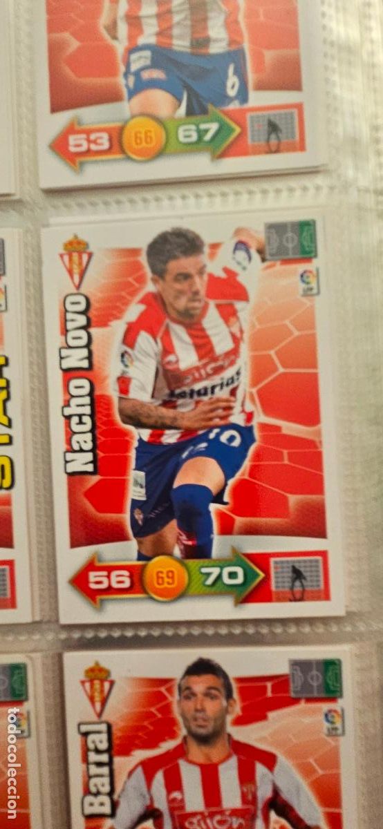 Cromos de Futebol: 303. Nacho Novo (Real Sporting) adrenalyn 2010 2011 10 11 trading card
