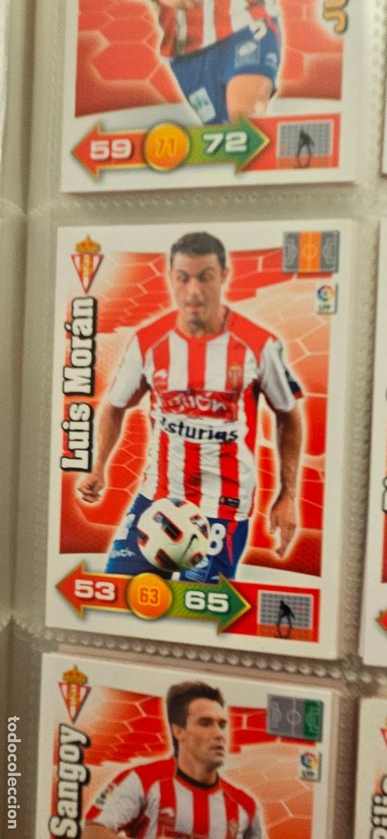 Cromos de Futebol: 301. Luis Morna (Real Sporting) adrenalyn 2010 2011 10 11 trading card