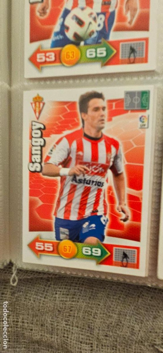 Cromos de Futebol: 304. Sangoy (Real Sporting) adrenalyn 2010 2011 10 11 trading card