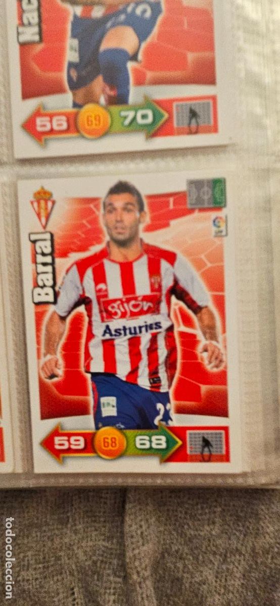 Figurine di Calcio: 306. Barral (Real Sporting) adrenalyn 2010 2011 10 11 trading card