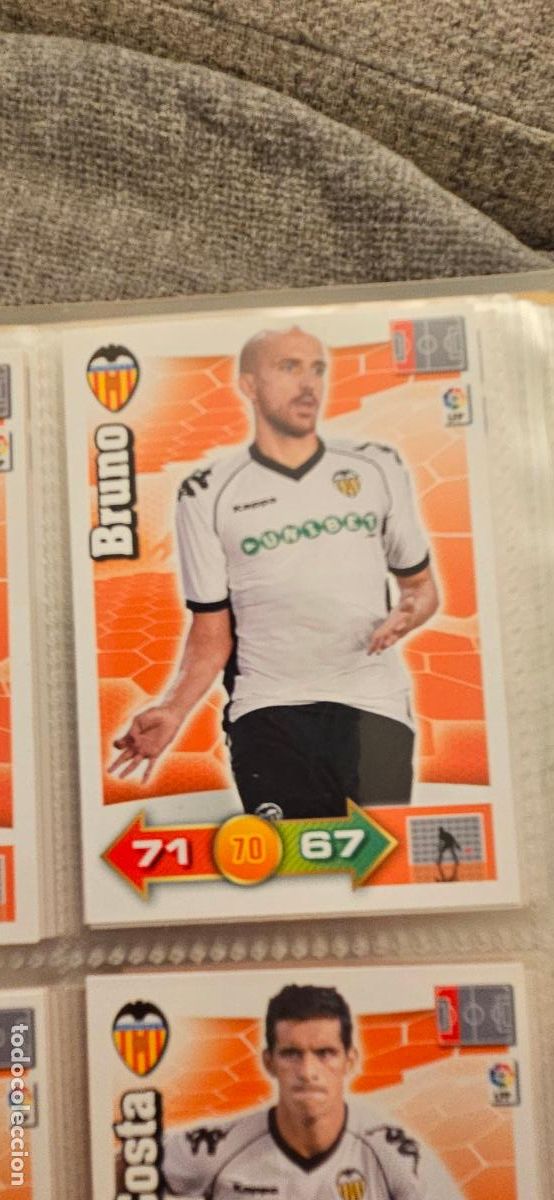 Figurine di Calcio: 309. Bruno (Valencia C.F.) adrenalyn 2010 2011 10 11 trading card