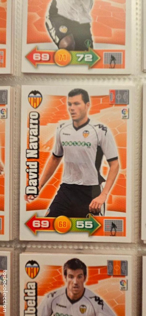 Cromos de Futebol: 311. David Navarro (Valencia C.F.) adrenalyn 2010 2011 10 11 trading card
