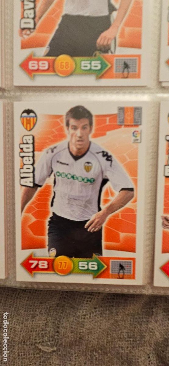 Cromos de Futebol: 314. Albelda (Valencia C.F.) adrenalyn 2010 2011 10 11 trading card