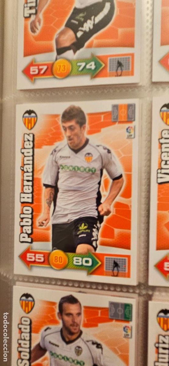Cromos de Futebol: 319. Pablo Hernandez (Valencia C.F.) adrenalyn 2010 2011 10 11 trading card