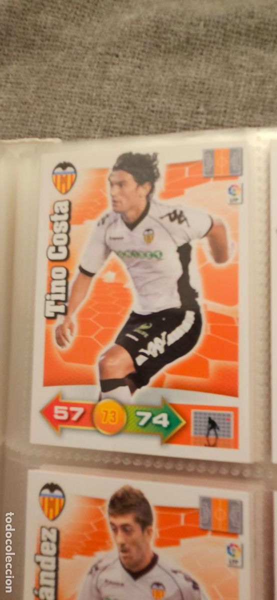 Cromos de Futebol: 316. Tino Costa (Valencia C.F.) adrenalyn 2010 2011 10 11 trading card