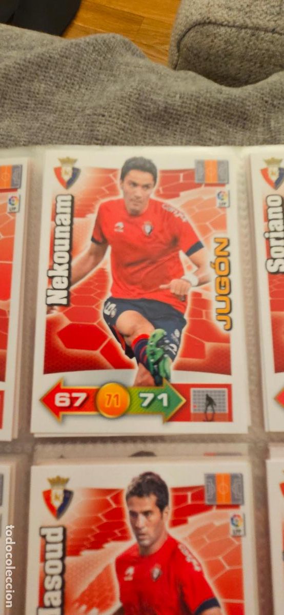 Cromos de Futebol: 227. Nekounam (C. At. Osasuna) - Star adrenalyn 2010 2011 10 11 trading card