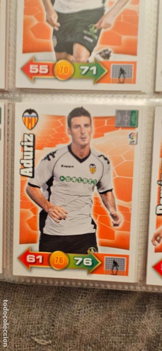 Cromos de Futebol: 323. Aduriz (Valencia C.F.) adrenalyn 2010 2011 10 11 trading card