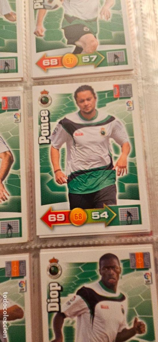 Cromos de f&uacute;tbol: 240. Ponce (R. Racing C.) adrenalyn 2010 2011 10 11 trading card