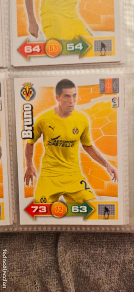 Cromos de f&uacute;tbol: 333. Bruno (Villaerreal C.F.) adrenalyn 2010 2011 10 11 trading card