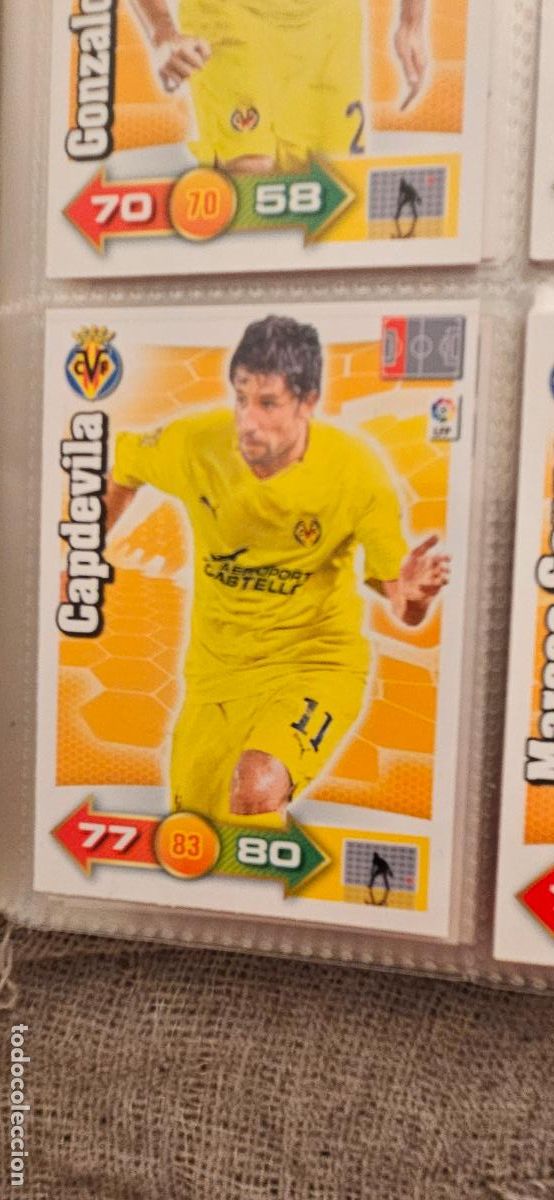 Cromos de f&uacute;tbol: 331. Capdevilla (Villaerreal C.F.) adrenalyn 2010 2011 10 11 trading card