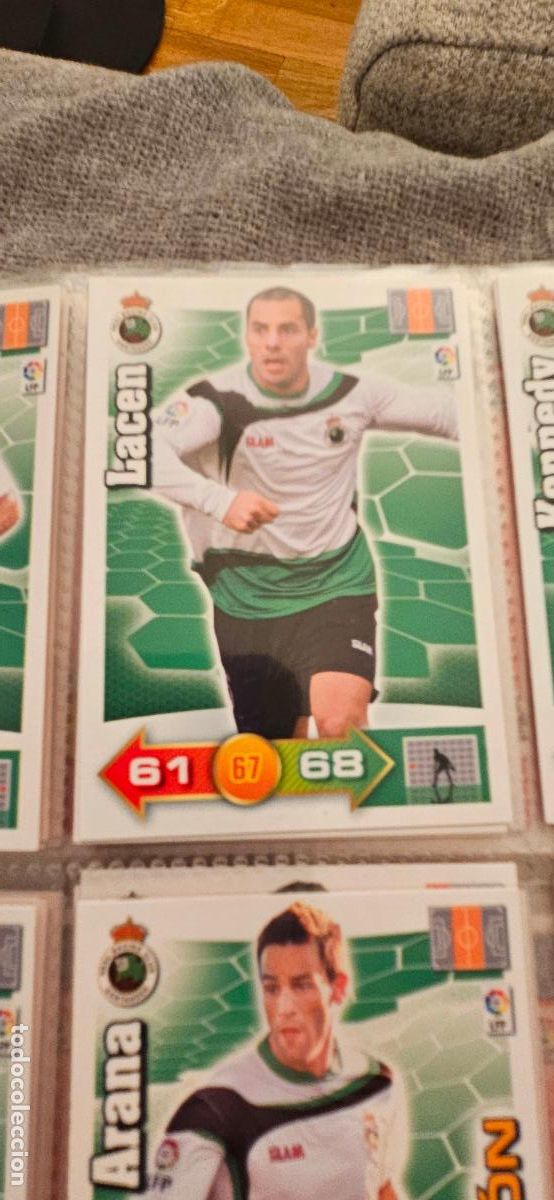 Cromos de f&uacute;tbol: 245. Lacen (R. Racing C.) adrenalyn 2010 2011 10 11 trading card