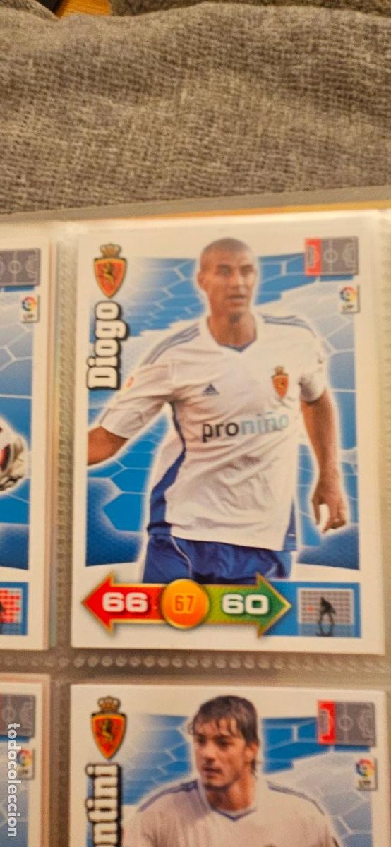 Cromos de f&uacute;tbol: 344. Diogo (Real Zaragoza) adrenalyn 2010 2011 10 11 trading card