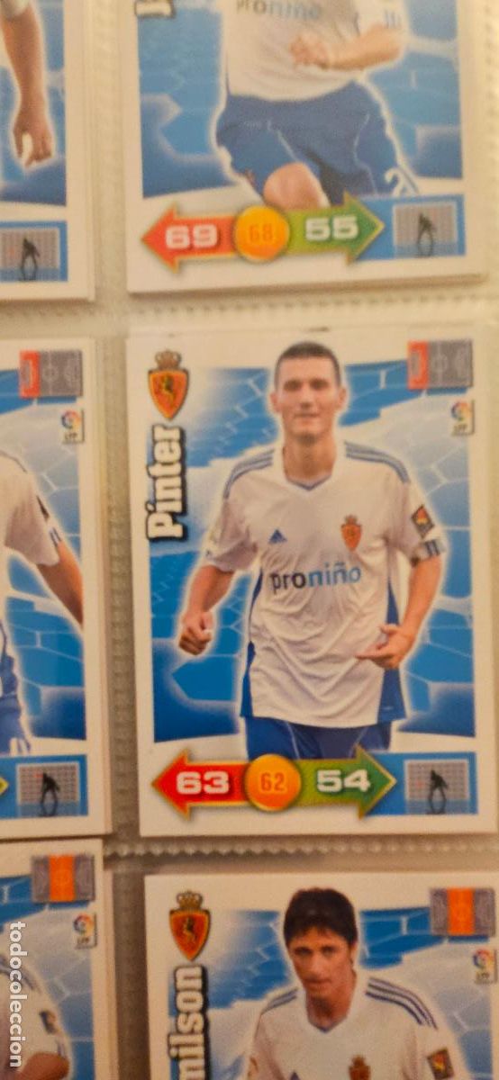 Cromos de f&uacute;tbol: 348. Pinter (Real Zaragoza) adrenalyn 2010 2011 10 11 trading card