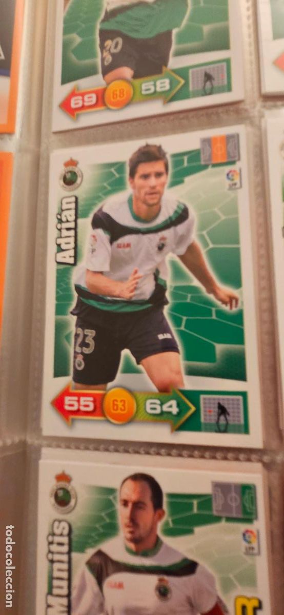 Cromos de f&uacute;tbol: 247. Adrian (R. Racing C.) adrenalyn 2010 2011 10 11 trading card