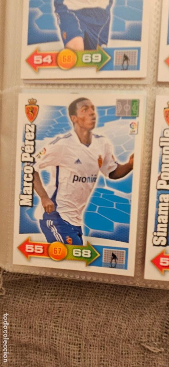 Cromos de f&uacute;tbol: 358. Marco Perez (Real Zaragoza) adrenalyn 2010 2011 10 11 trading card