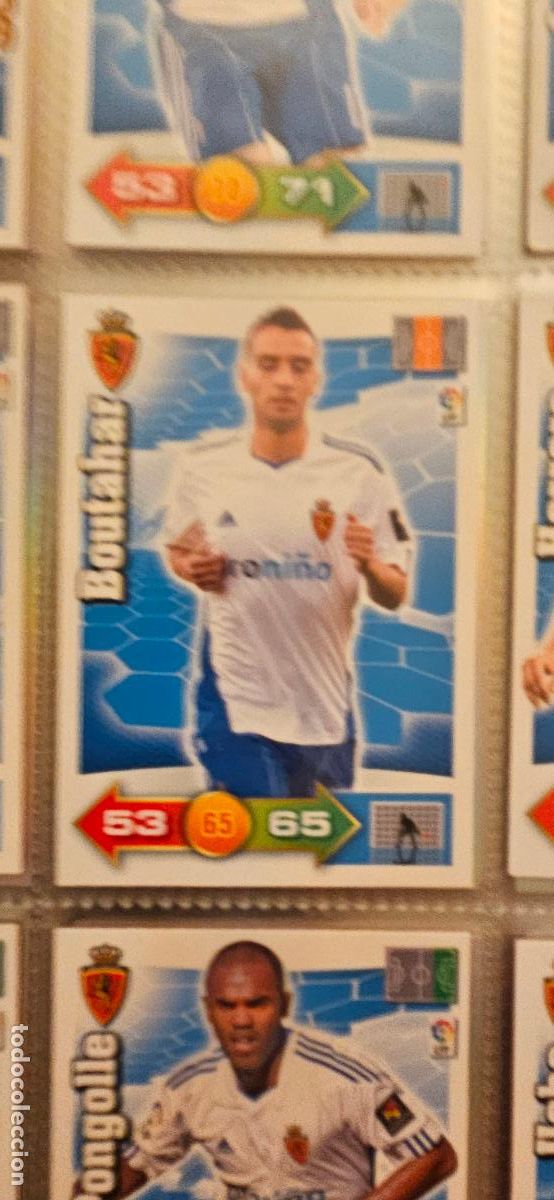 Football Stickers: 356. Botahar (Real Zaragoza) adrenalyn 2010 2011 10 11 trading card
