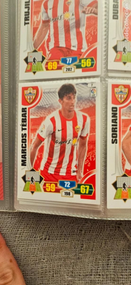 Football Stickers: 7. Marcos Tebar (U.D. Almeria) adrenalyn 2013 2014 13 14 trading card
