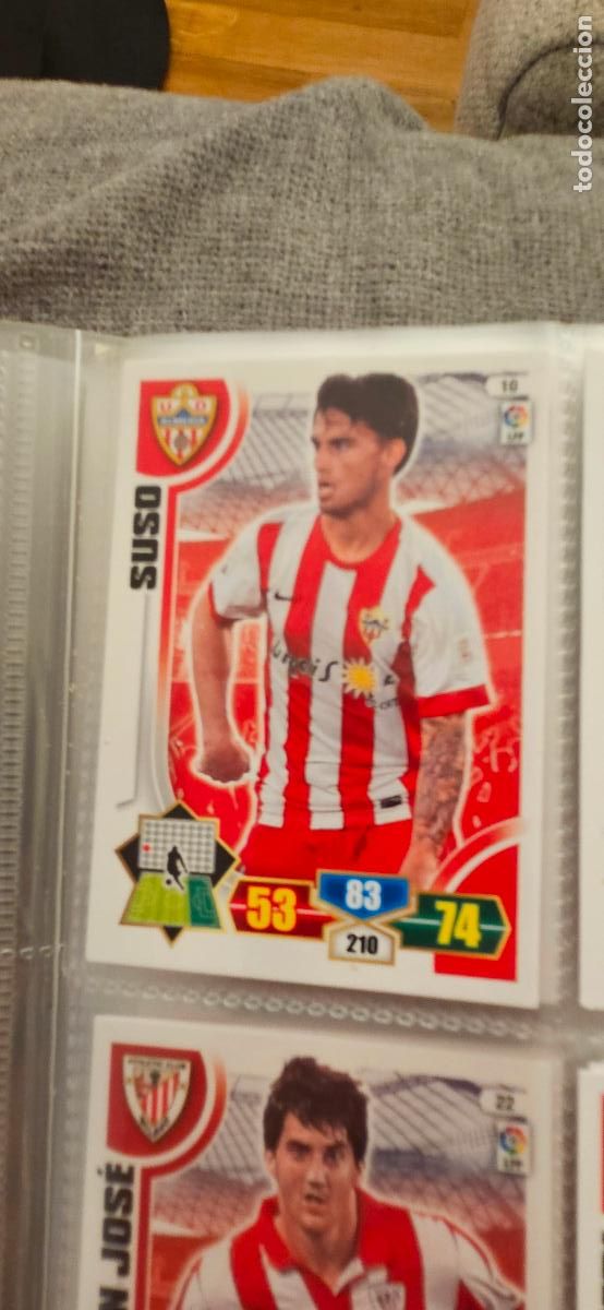 Football Stickers: 10. Suso (U.D. Almeria) adrenalyn 2013 2014 13 14 trading card