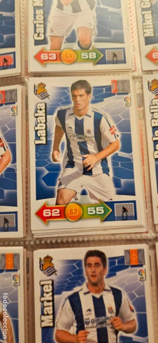 Football Stickers: 257. Labaka (Real Sociedad) adrenalyn 2010 2011 10 11 trading card