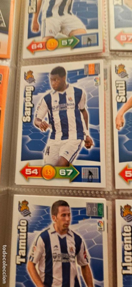 Football Stickers: 265. Sarpong (Real Sociedad) adrenalyn 2010 2011 10 11 trading card