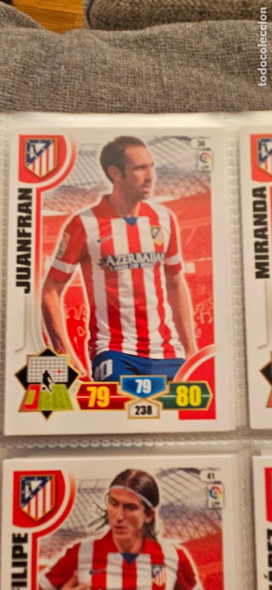 Football Stickers: 38. Juanfran (Atletico De Madrid) adrenalyn 2013 2014 13 14 trading card