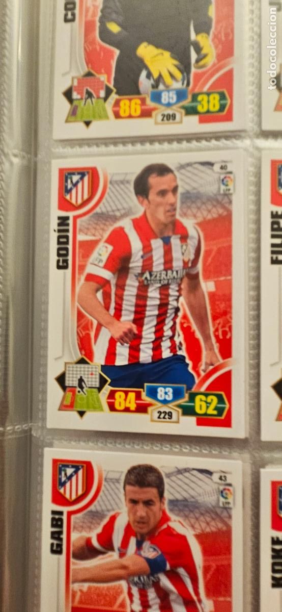 Fu&szlig;ball-Sticker: 40. Godin (Atletico De Madrid) adrenalyn 2013 2014 13 14 trading card