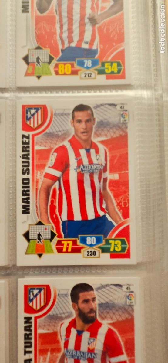 Fu&szlig;ball-Sticker: 42. Mario Suarez (Atletico De Madrid) adrenalyn 2013 2014 13 14 trading card