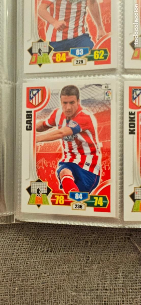 Fu&szlig;ball-Sticker: 43. Gabi (Atletico De Madrid) adrenalyn 2013 2014 13 14 trading card