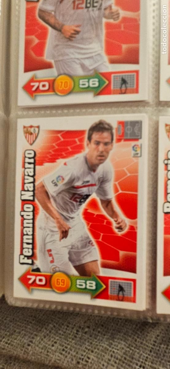 Fu&szlig;ball-Sticker: 277. Fernando Navarro (Sevilla F.C.) adrenalyn 2010 2011 10 11 trading card