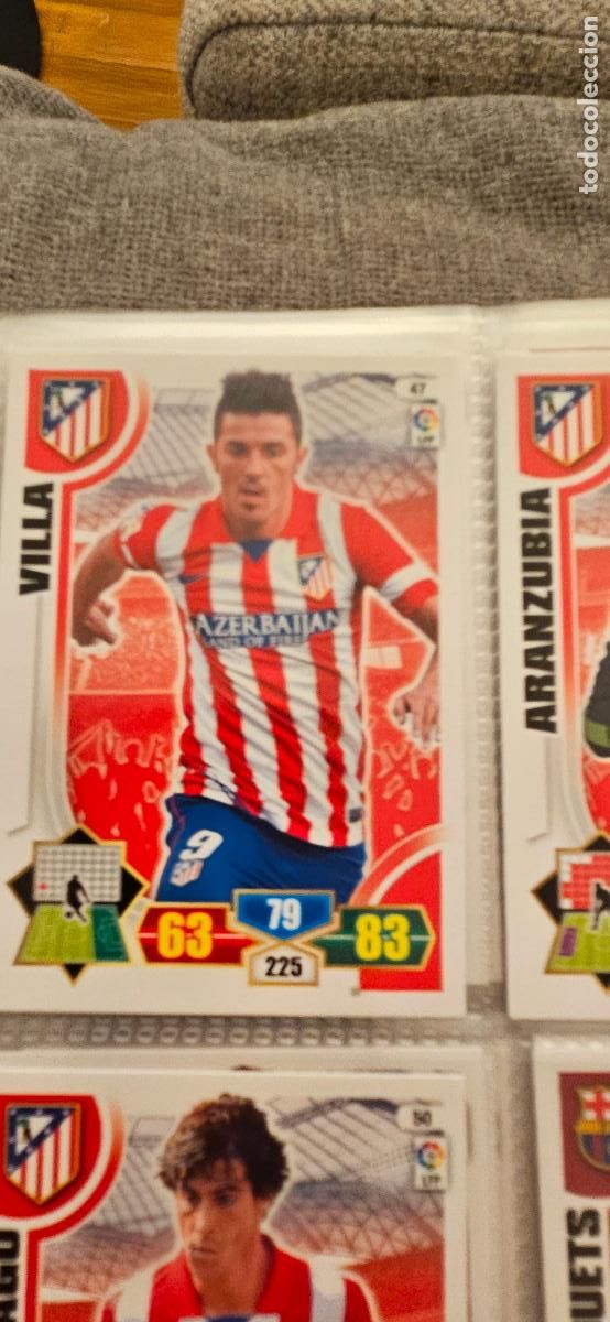 Fu&szlig;ball-Sticker: 47. Villa (Atletico De Madrid) adrenalyn 2013 2014 13 14 trading card